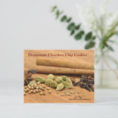 Carte Postale Cookies de chips au chocolat maison (Debout devant)