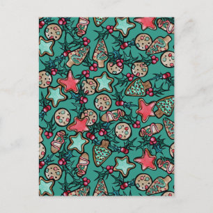 Carte Postale Cookies de Noël