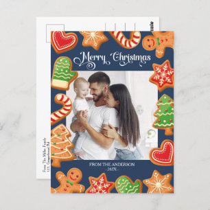 Carte Postale Cookies de Noël Joyeux une photo