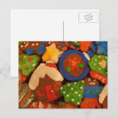 Carte Postale Cookies de pain d'épice congelé (Devant / Derrière)