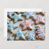 Carte Postale Cookies de sucre de Noël (Devant / Derrière)
