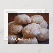 Carte postale Cookies Eid (Devant / Derrière)