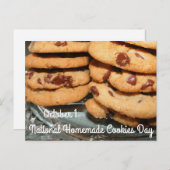 Carte Postale Cookies faits maison (Devant / Derrière)