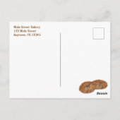Carte Postale Cookies Ginger Snap Boulangerie Foodie Pâtissier C (Dos)