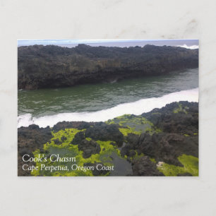 Carte Postale Cook's Chasm, cap Perpetua, Oregon