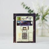Carte Postale COOL Abandon du téléphone payant (Debout devant)