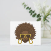 Carte Postale Cool afro (Debout devant)