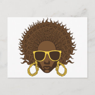 Carte Postale Cool afro