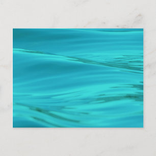 Carte Postale Cool Aqua Blue Summer Water Riples