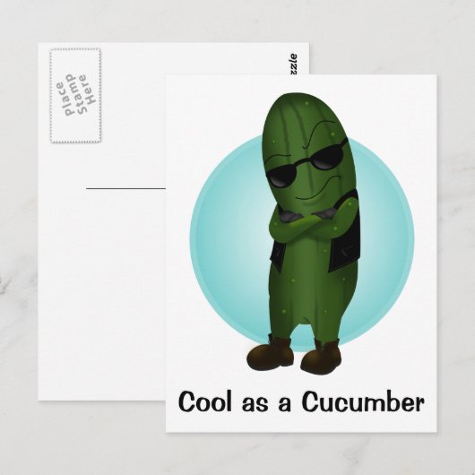 Carte Postale Cool As A (Devant / Derrière)
