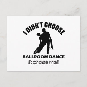 Carte Postale Cool ballroom dance designs