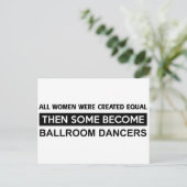 Carte Postale Cool Ballroom Dancing designs (Debout devant)