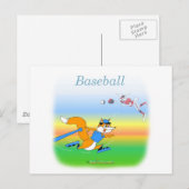 Carte Postale Cool Baseball enfants Articles (Devant / Derrière)