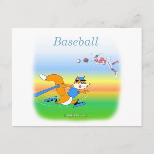 Carte Postale Cool Baseball enfants Articles (Devant)
