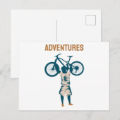 Carte Postale Cool Biker (Devant / Derrière)
