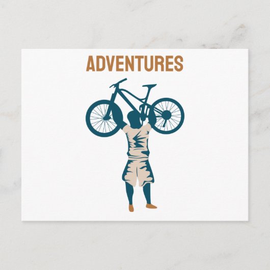 Carte Postale Cool Biker (Devant)