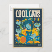 Carte Postale Cool Cats Jazz (Devant / Derrière)