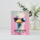 Carte Postale Cool Chic : l'aigle impertinent avec du style (Debout devant)