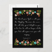 Carte Postale Cool Christian Art Zephaniah 3:17 (Devant / Derrière)