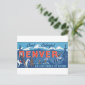 Carte Postale Cool Colorful Denver (Debout devant)