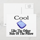 Carte Postale Cool Comme L'Autre Côté Du Coussin (Devant / Derrière)