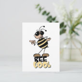 Carte Postale Cool d'abeilles (Debout devant)