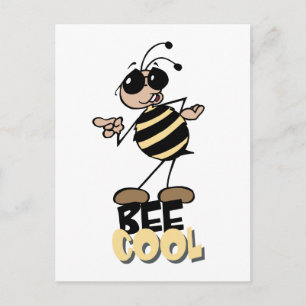 Carte Postale Cool d'abeilles