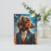 Carte Postale Cool Dachshund (Debout devant)
