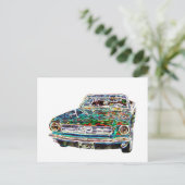 Carte postale cool de voiture (Debout devant)