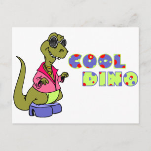 Carte Postale Cool Dino