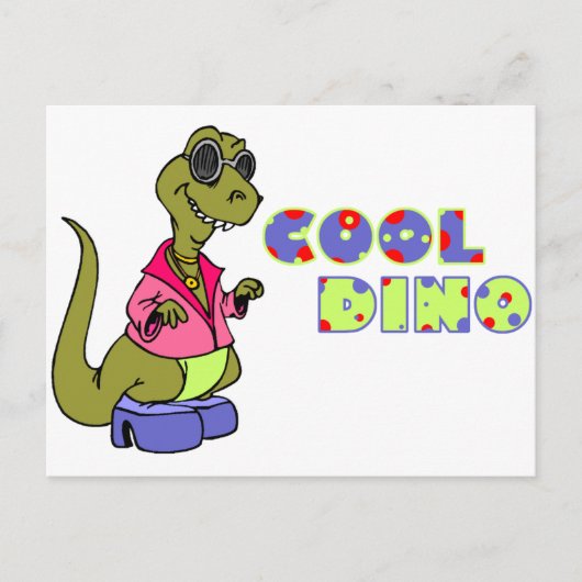Carte Postale Cool Dino (Devant)
