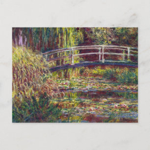 Carte Postale Cool du pont japonais Claude Monet, ancien, maître