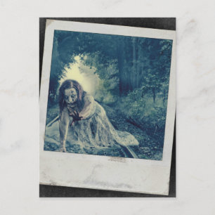Carte Postale Cool fille Zombie