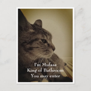 Carte Postale Cool & Funny Salle de bain Bienvenue
