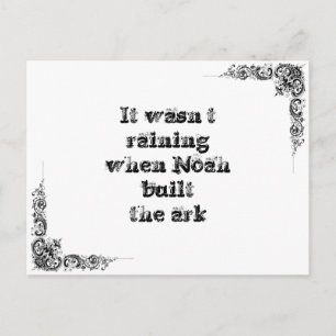 Carte Postale Cool grande sagesse simple philosophie phrase de t