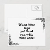 Carte Postale Cool grande sagesse simple philosophie phrase de t (Devant / Derrière)