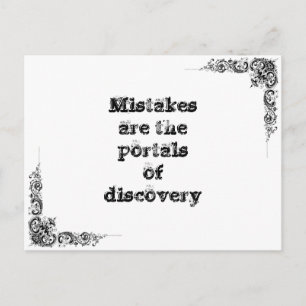 Carte Postale Cool grande sagesse simple philosophie phrase de t