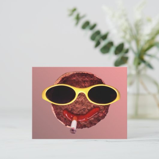 Carte Postale Cool Hamburger (Debout devant)