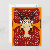 Carte Postale Cool Jazz Cubisme Abstrait 2 (Devant / Derrière)