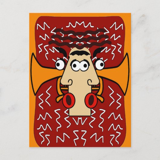 Carte Postale Cool Jazz Cubisme Abstrait 2 (Devant)