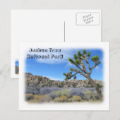 Carte postale cool Joshua Tree ! (Devant / Derrière)