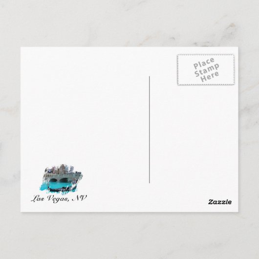 Carte postale cool Las Vegas ! (Dos)