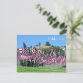 Carte postale cool Malibu ! (Debout devant)