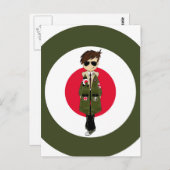Carte Postale Cool Mod (Devant / Derrière)