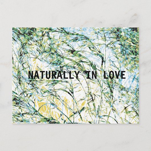Carte Postale Cool moderne unique naturellement dans le design d (Devant)