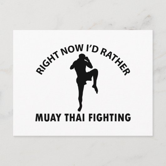 Carte Postale cool Muay thai (Devant)