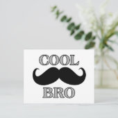 Carte Postale Cool Mustache Bro (Debout devant)