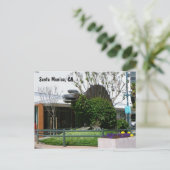 Carte postale cool Père Noël Monica ! (Debout devant)