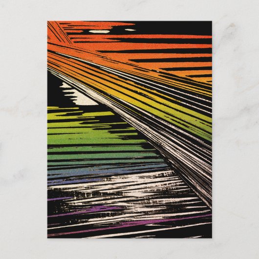 Carte Postale Cool Rainbow Bandana (Devant)