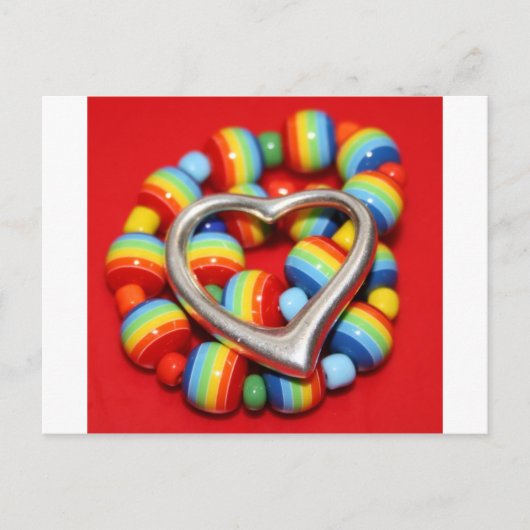 Carte Postale Cool Rasta Perles Design (Devant)